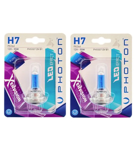PHOTON H7 12V 55W XEN VİSİON BEYAZ IŞIK AMPÜL TAKIMI (2 ADET)