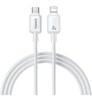 Lexroo Crystal Hızlı Şarj C+Lightning 20W 1m Data Kablo - Beyaz