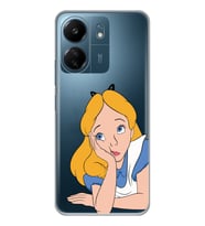 Xiaomi Redmi 13C Uyumlu Alice Tasarımlı Şeffaf Telefon Kılıfı