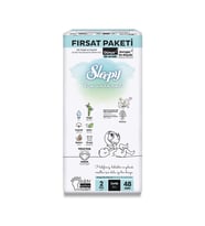 Nessiworld Bio Natural Bebek Bezi Fırsat Paketi 2 Beden 3-6 Kg 48 Adet