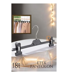 TransForMacion Etek Pantolon Eşarp Kıskaçlı Askı 18 li SET 720507
