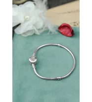 ENCİLİ SİLVER 925 Ayar Gümüş Pandora Taşlı Model Kadın Bileklik (Çok Renkli)