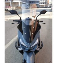 MOTOCAM Küba Chia 125 Ön Cam 2023-2026 Model 78cm Şeffaf Renkli 4mm UZUN