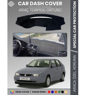 SEAT CORDOBA (1998-2001) Torpido Örtüsü Ön Göğüs Koruma Torpido Koruma Birebir Uyum Kaymaz