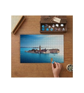 Venedik-İtalya -San Giorgio Adası Tasarımı 240 parça Ahşap Puzzle Ahşap Kutuda MP03897
