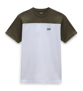 Vans Script Crew Block -B Erkek Tişört  VN0007G5QJS1 (Beyaz)