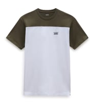 Vans Script Crew Block -B Erkek Tişört  VN0007G5QJS1 (Beyaz)