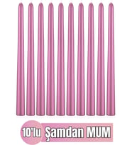 K.L.B.K. 10'LU ŞAMDAN MUM PEMBE