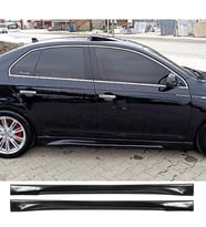 Vw Jetta Mk5 Yan Marşpiyel Seti Mat Siyah Plastik 2 Adet 2005 2006 2007 2008 2009 2010