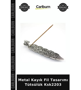 Özel Üretim Dekoratif Hediyelik Aksesuar Ev Dekorasyonu Metal Kayık Fil Tasarımı Tütsülük