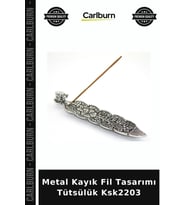 Özel Üretim Dekoratif Hediyelik Aksesuar Ev Dekorasyonu Metal Kayık Fil Tasarımı Tütsülük