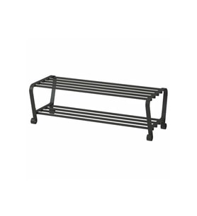 Ayakkabılık, Siyah Renk PORTIS 90x34 cm Ayakkabılık Bank 