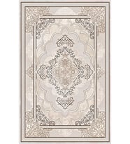 Eliana Home Baskılı, Yıkanabilir Kaymaz Taban Salon Halısı LNA0499 100x150 cm (Bej)
