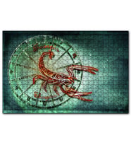 Cakapuzzle  Akrep Burcu Sembo Astroloji 120 Parça Puzzle Yapboz MDF (Ahşap)