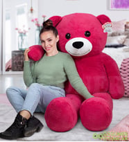 Pandamkee 180 Cm Dev Büyük Ayıcık (%100 YERLİ) (Fuşya)