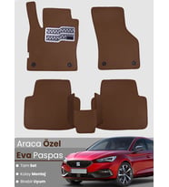 SEAT LEON HYBRİD (2020-2024) Uyumlu EVA Paspas Tam Set–Oto Paspas,Araca Özel,Kolay Montaj