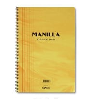Manilla Ofis Defter 17x24 Çizgili Sarı