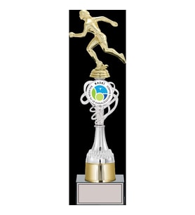 ODAK KUPA - Figürlü Kupalar - Atletizm Kadın Figürlü Kupalar FG-036 B - 41 cm