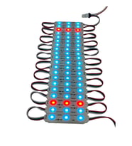 Samsung RGB LED 3'lü modül WS2811 Bireysel Adreslenebilir Işık 5050 SMD DC 12V Su Geçirmez IP65 Mağaza Pencere vitrin yapışkanlı
