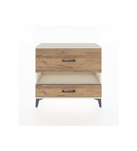 Arges Şifonyer Tek Raflı 2 Çekmeceli 88x30x80 Aytaşı-Çam