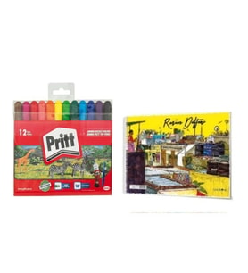 Pritt Jumbo Keçeli Kalem ve Resim Defteri 17x24cm 2 li set
