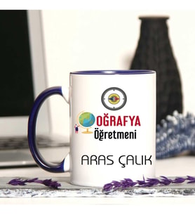 Coğrafya Öğretmenine Özel Öğretmenler Günü Hediyesi Kişiye Özel Kupa Bardak