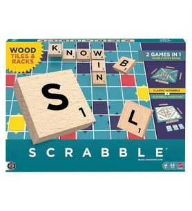 Scrabble Orijinal Ahşap İkisi Bir Arada İngilizce JGR61