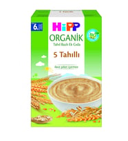 Hipp Organik 5 Tahıllı Tahıl Bazlı Kaşık Maması 200 Gr
