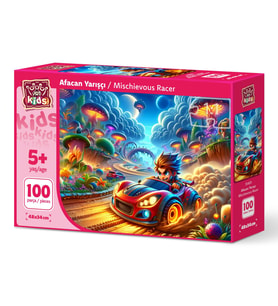 Art Çocuk Afacan Yarışçı 100 Parça Puzzle