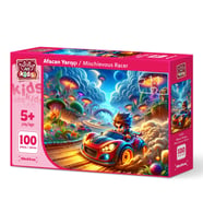 Art Çocuk Afacan Yarışçı 100 Parça Puzzle