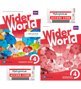 Wider World 4 Students' Book + Workbook with Myenglishlab  (Online Access Code lu)
