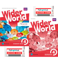 Wider World 4 Students' Book + Workbook with Myenglishlab  (Online Access Code lu)