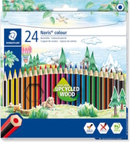 Staedtler 185 C24 Noris Color Kuru Boya 24'Lü (Çok Renkli)