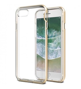 VRS Design iPhone 8/7 ile Uyumlu New Crystal Bumper Kılıf Gold