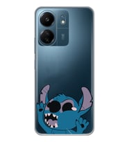 Xiaomi Redmi 13C Uyumlu Stitch Desenli Şeffaf Telefon Kılıfı