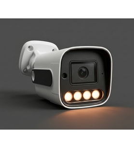 XMPRO GECE RENKLİ GÖSTEREN4 WARM LED 5MP 3.6 SONY LENS PVC KASA GÜVENLİK KAMERASI