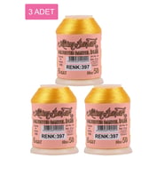 3 Adet Altınbaşak Oya ve Dantel İpi 20 gr - Royaleks - No: 397