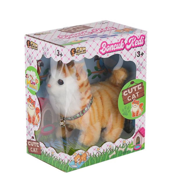 5231 Miyavlayan Hareketli Peluş Kedi -FABBATOYS