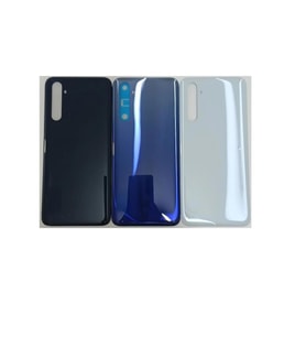 Oppo Realme 6 İle Uyumlu Arka Pil Kapak (Siyah)