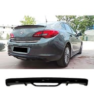 Opel Astra J Sedan Difüzör Parlak Siyah Plastik 2011-2018 Arka-difizör-bodykit-ek-karlık