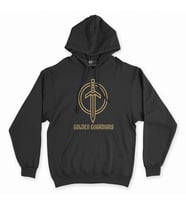 Golden Guardians Kılınç Siyah Kapşonlu Sweatshirt Hoddie
