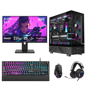 Dragos DRx7721 Dragos Ryzen 7 5700X 32GB 1TB NVMe 16GB RTX5060Ti 24.5 İnç 300Hz 1ms Oyuncu Hazır Sistem