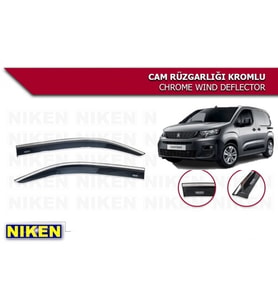 PARTNER ARACA ÖZEL ÖN İKİLİ 2 Lİ KROMLU CAM RÜZGARLIĞI NİKEN 2019 2020 2021 2022 2023 2024 2025