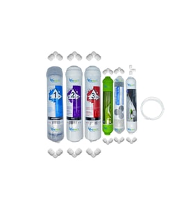 PWS Kapalı Kasa Su Arıtma Cihazlarına STD 6li mebransız alkali+şeffaf mineral+gümüş iyontatlandırıcı