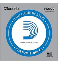 D'Addario XSPL009 Elektro ve Akustik Tek Tel (E-Mi - Karbon Çelik)