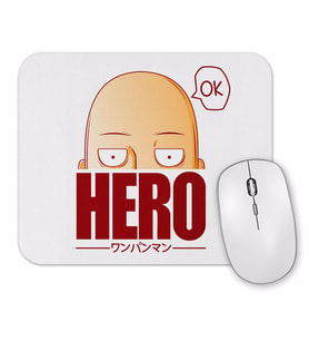 One Punch Man Ok Mouse Pad