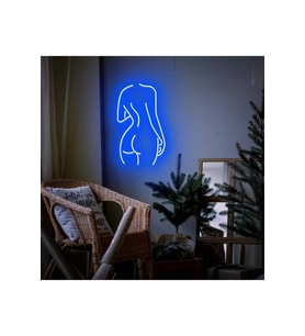 Kadın Figürlü Neon Tabela