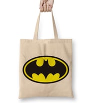 Batman Logo Bez Çanta Uzun Saplı