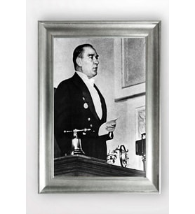 Gümüş Çerçeveli Atatürk Tablo a749