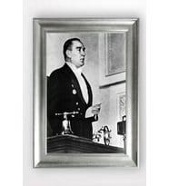 Gümüş Çerçeveli Atatürk Tablo a749